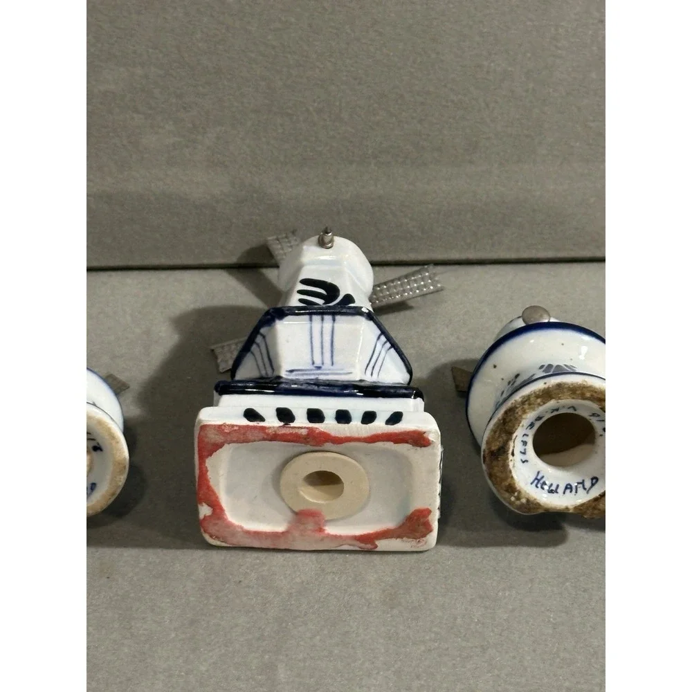Vintage Windmill Salt & Pepper Shakers‎ Lot